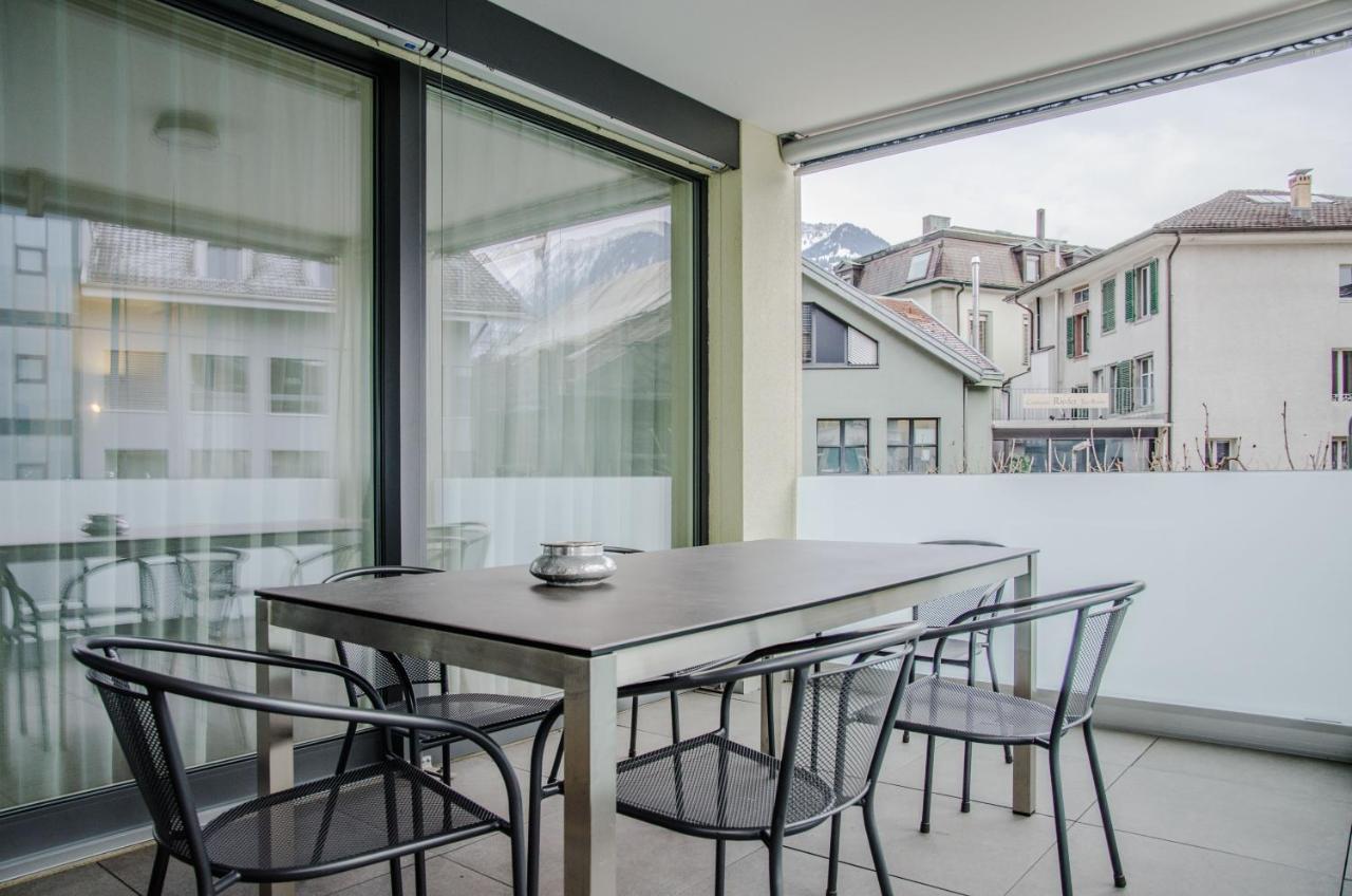 Apartment Downtown 因特拉肯 外观 照片